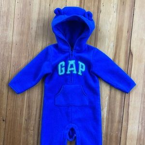 Baby GAP Fleece Bunting Bodysuit 12-18 Months